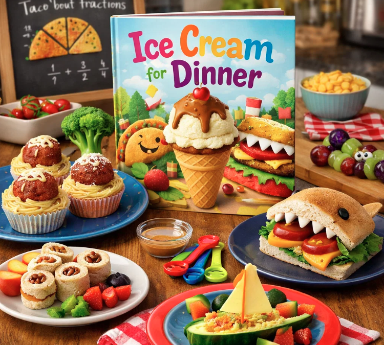 How the Ice Cream for Dinner Book Turns Simple Meals Into Fun Food Lessons?